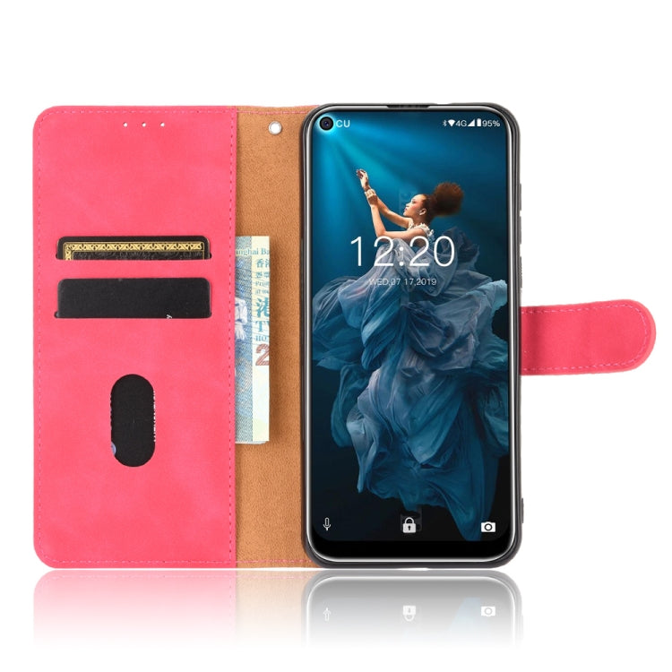 For Oukitel C17 / C17 Pro Solid Color Skin Feel Magnetic Buckle Horizontal Flip Calf Texture PU Leather Case with Holder & Card Slots & Wallet