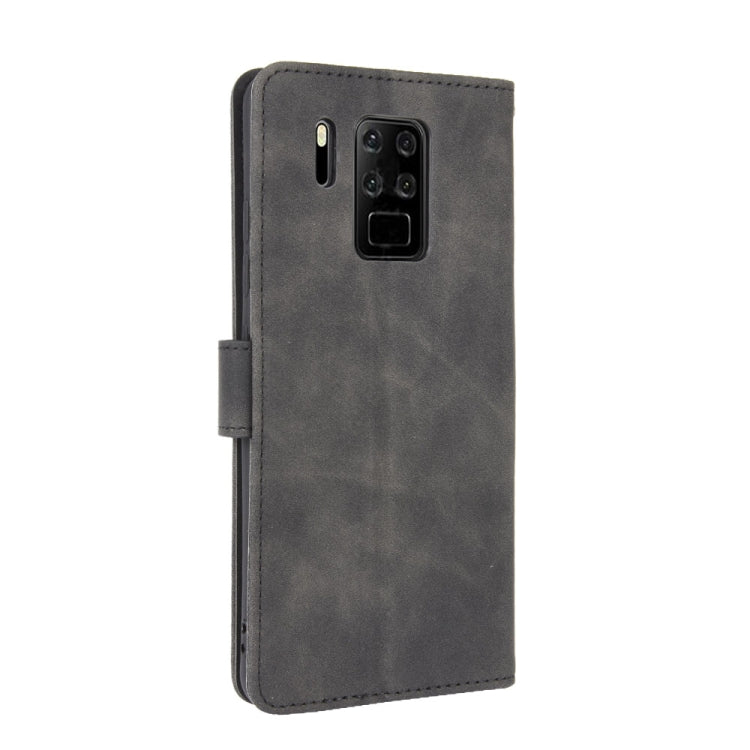 For Oukitel C18 Solid Color Skin Feel Magnetic Buckle Horizontal Flip Calf Texture PU Leather Case with Holder & Card Slots & Wallet