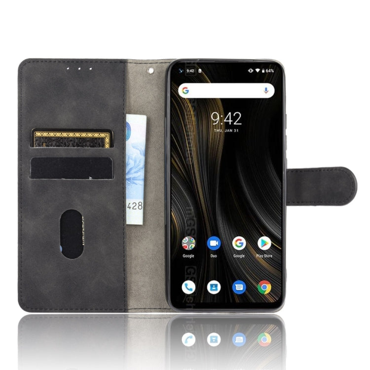 For UMIDIGI Power 3 Solid Color Skin Feel Magnetic Buckle Horizontal Flip Calf Texture PU Leather Case with Holder & Card Slots & Wallet