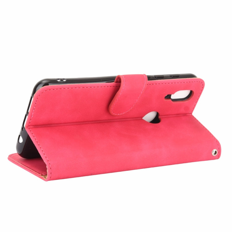 For UMIDIGI A3S Solid Color Skin Feel Magnetic Buckle Horizontal Flip Calf Texture PU Leather Case with Holder & Card Slots & Wallet