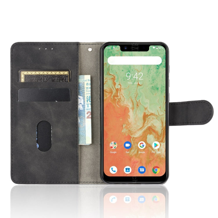 For UMIDIGI A3X Solid Color Skin Feel Magnetic Buckle Horizontal Flip Calf Texture PU Leather Case with Holder & Card Slots & Wallet
