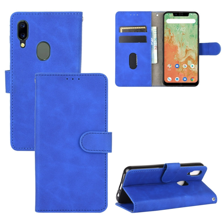 For UMIDIGI A3X Solid Color Skin Feel Magnetic Buckle Horizontal Flip Calf Texture PU Leather Case with Holder & Card Slots & Wallet