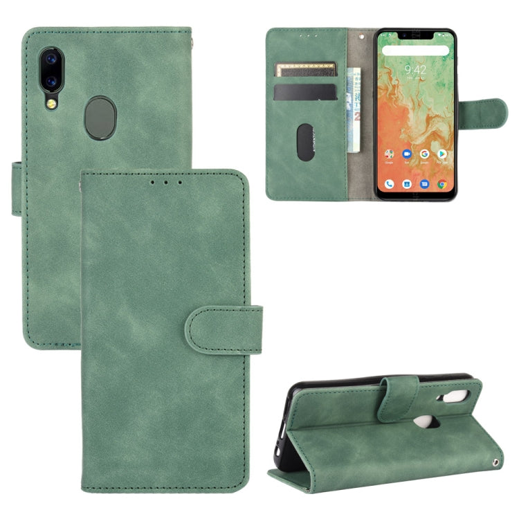 For UMIDIGI A3X Solid Color Skin Feel Magnetic Buckle Horizontal Flip Calf Texture PU Leather Case with Holder & Card Slots & Wallet