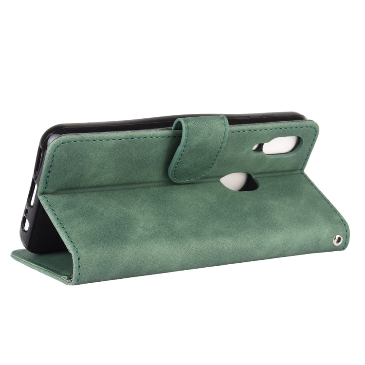 For UMIDIGI A3X Solid Color Skin Feel Magnetic Buckle Horizontal Flip Calf Texture PU Leather Case with Holder & Card Slots & Wallet