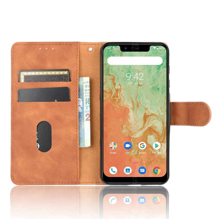 For UMIDIGI A3X Solid Color Skin Feel Magnetic Buckle Horizontal Flip Calf Texture PU Leather Case with Holder & Card Slots & Wallet