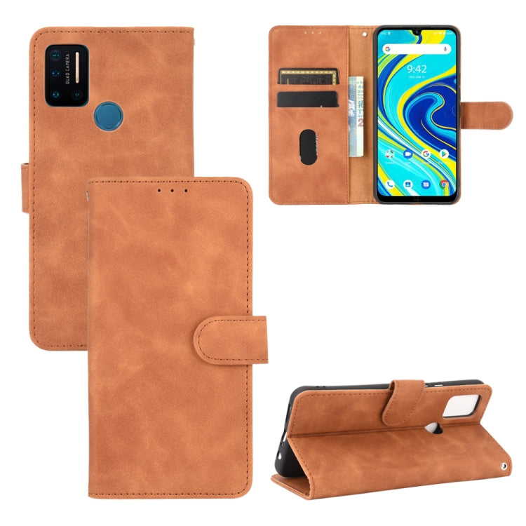 For UMIDIGI A7 Pro Solid Color Skin Feel Magnetic Buckle Horizontal Flip Calf Texture PU Leather Case with Holder & Card Slots & Wallet
