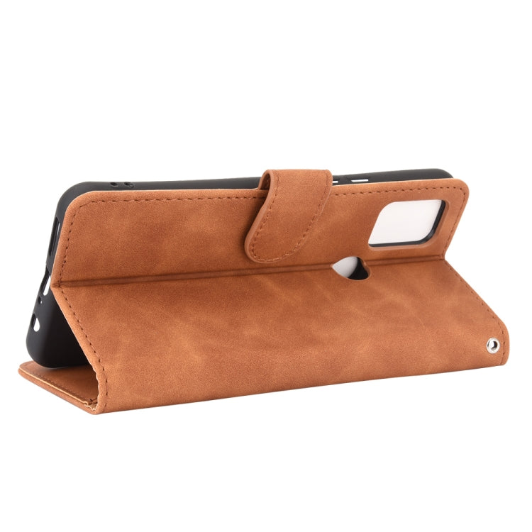 For UMIDIGI A7 Pro Solid Color Skin Feel Magnetic Buckle Horizontal Flip Calf Texture PU Leather Case with Holder & Card Slots & Wallet