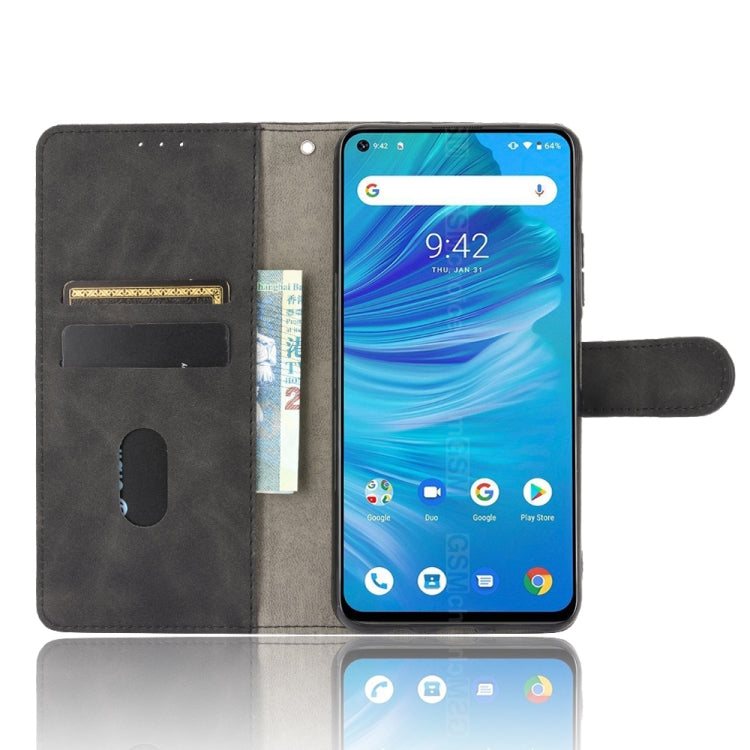 For UMIDIGI F2 Solid Color Skin Feel Magnetic Buckle Horizontal Flip Calf Texture PU Leather Case with Holder & Card Slots & Wallet