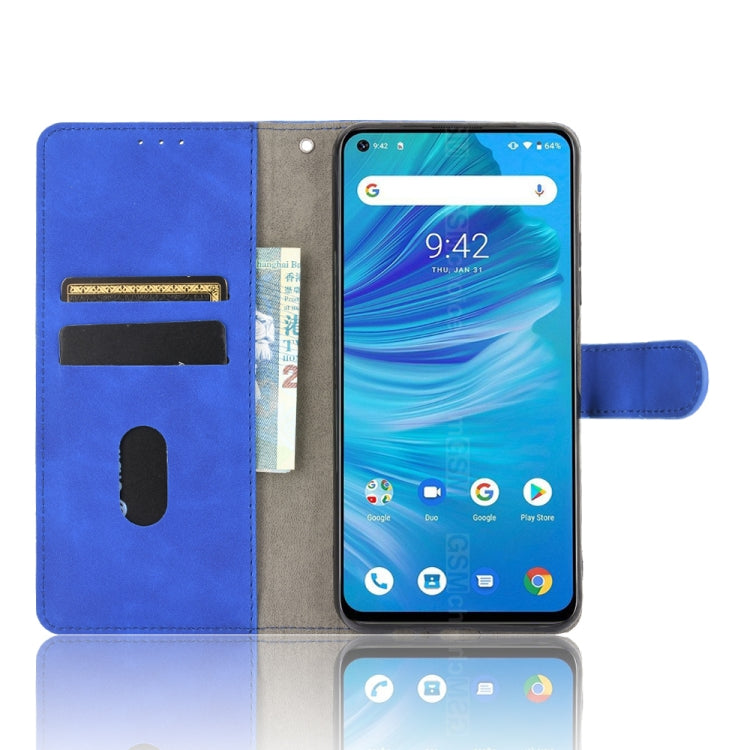 For UMIDIGI F2 Solid Color Skin Feel Magnetic Buckle Horizontal Flip Calf Texture PU Leather Case with Holder & Card Slots & Wallet