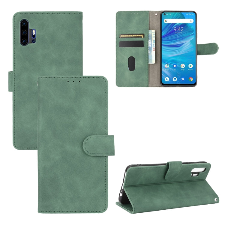 For UMIDIGI F2 Solid Color Skin Feel Magnetic Buckle Horizontal Flip Calf Texture PU Leather Case with Holder & Card Slots & Wallet
