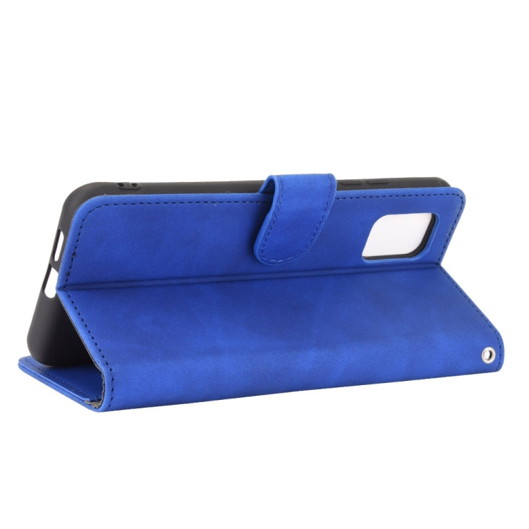 For ZTE Axon 11 5G Solid Color Skin Feel Magnetic Buckle Horizontal Flip Calf Texture PU Leather Case with Holder & Card Slots & Wallet