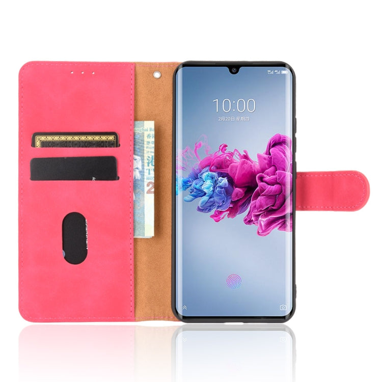 For ZTE Axon 11 5G Solid Color Skin Feel Magnetic Buckle Horizontal Flip Calf Texture PU Leather Case with Holder & Card Slots & Wallet