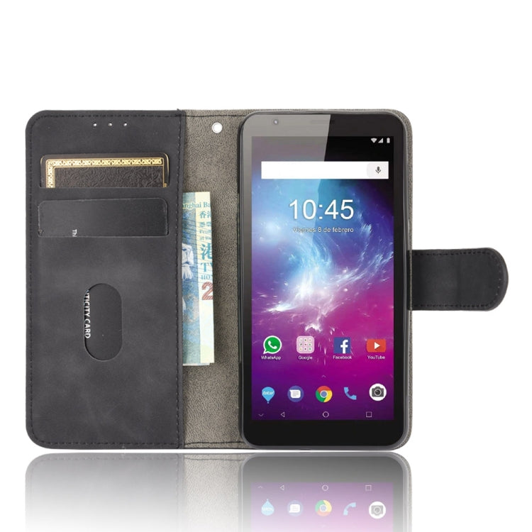 For ZTE Blade A3 Lite Solid Color Skin Feel Magnetic Buckle Horizontal Flip Calf Texture PU Leather Case with Holder & Card Slots & Wallet