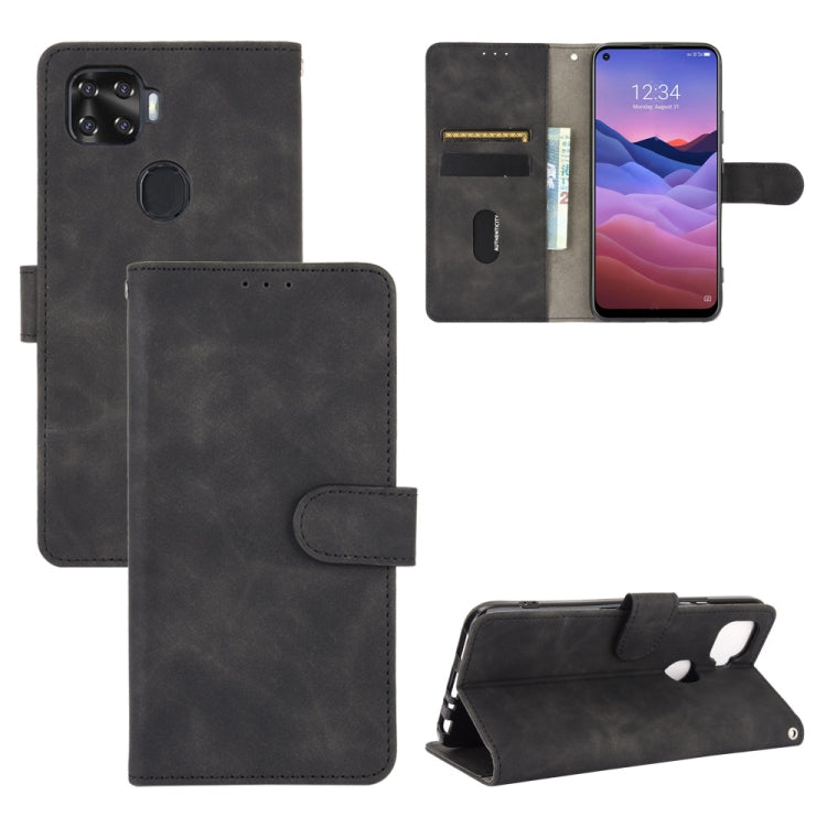 For ZTE A1 ZTG01 Solid Color Skin Feel Magnetic Buckle Horizontal Flip Calf Texture PU Leather Case with Holder & Card Slots & Wallet