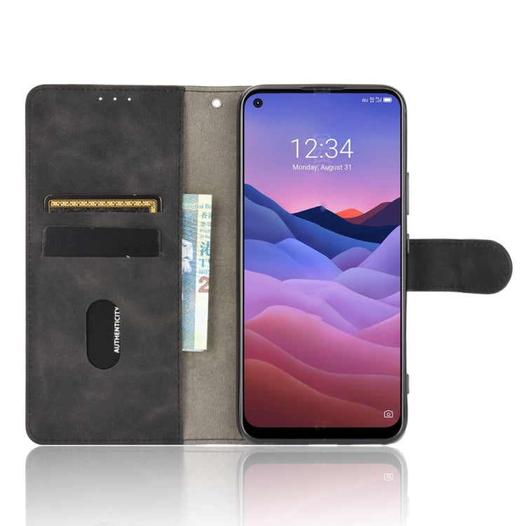 For ZTE A1 ZTG01 Solid Color Skin Feel Magnetic Buckle Horizontal Flip Calf Texture PU Leather Case with Holder & Card Slots & Wallet