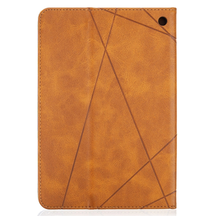 For Amazon Kindle Fire HD8 (2020) Rhombus Texture Horizontal Flip Magnetic Leather Case with Holder & Card Slots