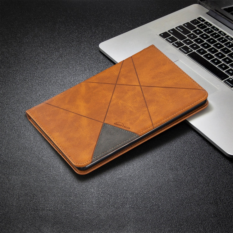 For Amazon Kindle Fire HD8 (2020) Rhombus Texture Horizontal Flip Magnetic Leather Case with Holder & Card Slots