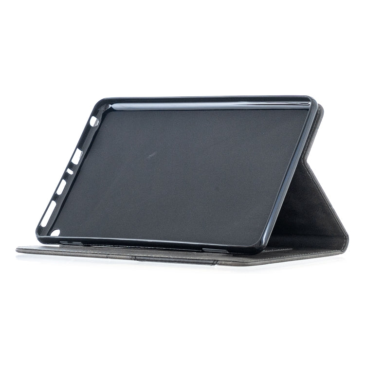 For Amazon Kindle Fire HD8 (2020) Rhombus Texture Horizontal Flip Magnetic Leather Case with Holder & Card Slots