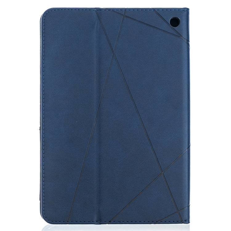 For Amazon Kindle Fire HD8 (2020) Rhombus Texture Horizontal Flip Magnetic Leather Case with Holder & Card Slots