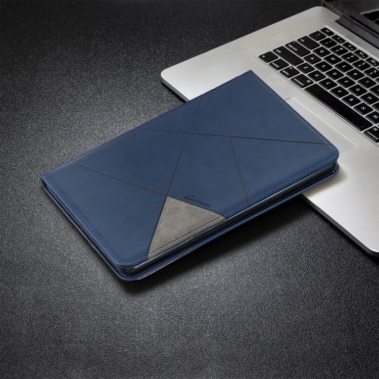 For Amazon Kindle Fire HD8 (2020) Rhombus Texture Horizontal Flip Magnetic Leather Case with Holder & Card Slots