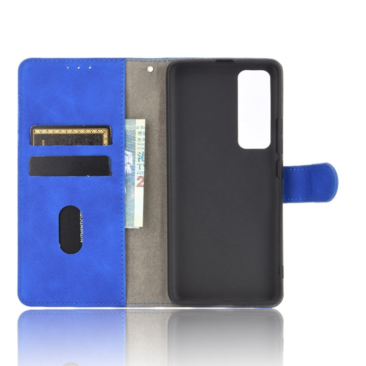 For Huawei nova 7 Pro 5G Solid Color Skin Feel Magnetic Buckle Horizontal Flip Calf Texture PU Leather Case with Holder & Card Slots & Wallet