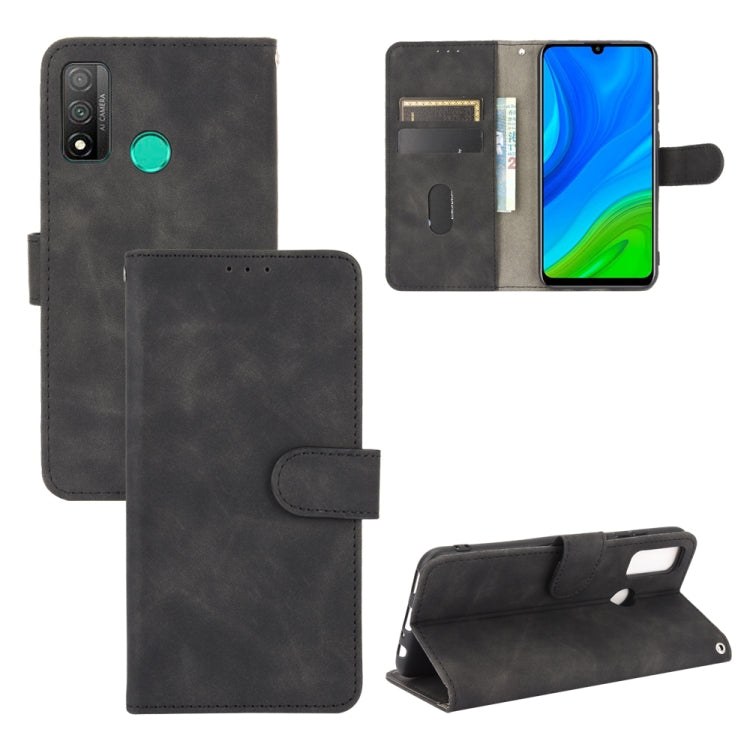 For Huawei P smart 2020 Solid Color Skin Feel Magnetic Buckle Horizontal Flip Calf Texture PU Leather Case with Holder & Card Slots & Wallet