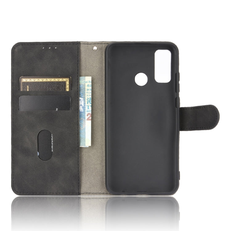 For Huawei P smart 2020 Solid Color Skin Feel Magnetic Buckle Horizontal Flip Calf Texture PU Leather Case with Holder & Card Slots & Wallet