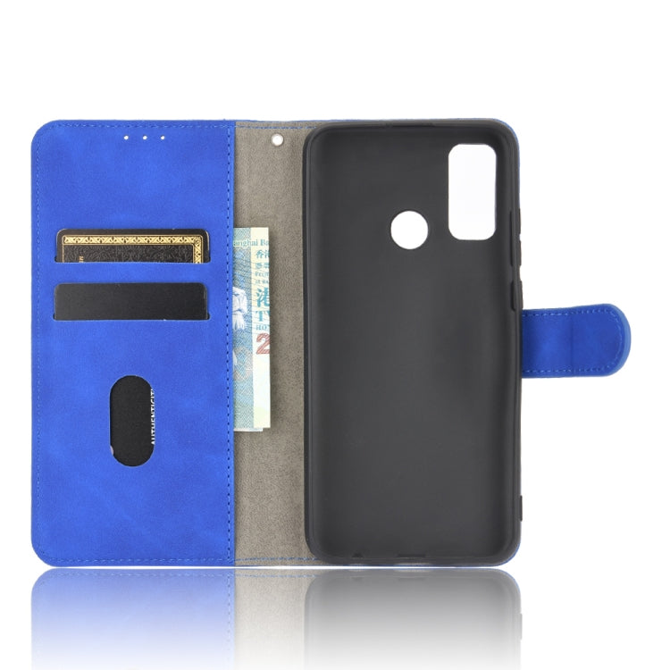 For Huawei P smart 2020 Solid Color Skin Feel Magnetic Buckle Horizontal Flip Calf Texture PU Leather Case with Holder & Card Slots & Wallet