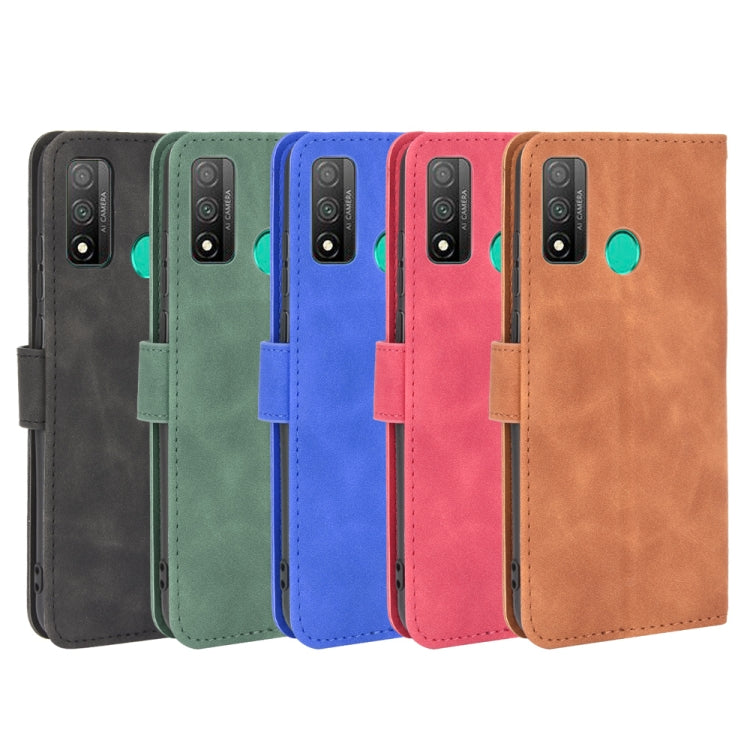 For Huawei P smart 2020 Solid Color Skin Feel Magnetic Buckle Horizontal Flip Calf Texture PU Leather Case with Holder & Card Slots & Wallet