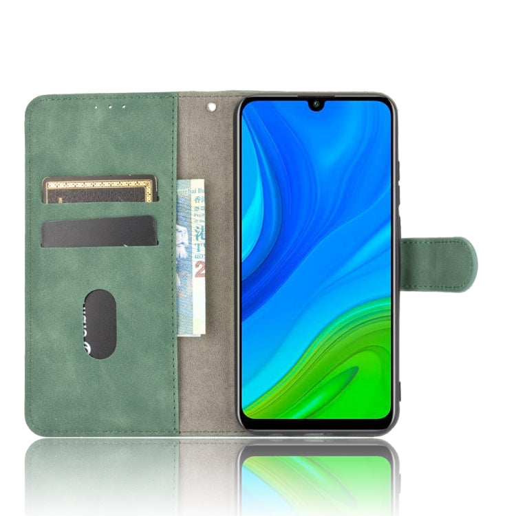 For Huawei P smart 2020 Solid Color Skin Feel Magnetic Buckle Horizontal Flip Calf Texture PU Leather Case with Holder & Card Slots & Wallet