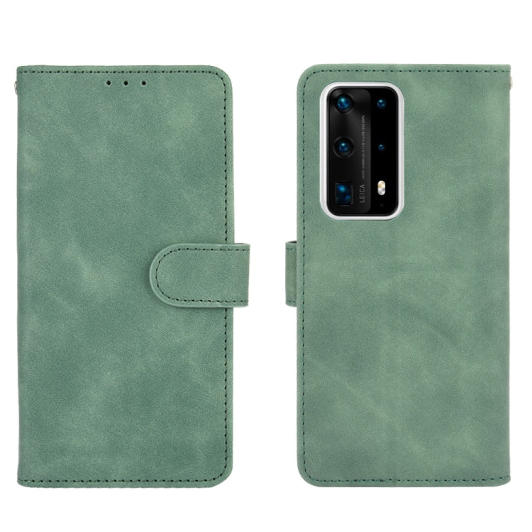 For Huawei P40 Pro+ Solid Color Skin Feel Magnetic Buckle Horizontal Flip Calf Texture PU Leather Case with Holder & Card Slots & Wallet