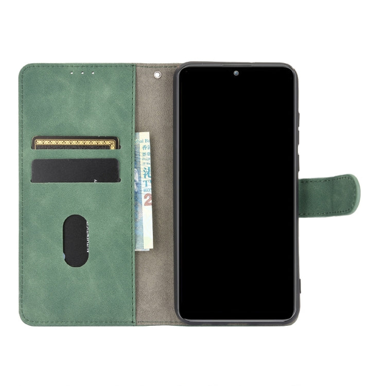 For Huawei Y6p Solid Color Skin Feel Magnetic Buckle Horizontal Flip Calf Texture PU Leather Case with Holder & Card Slots & Wallet