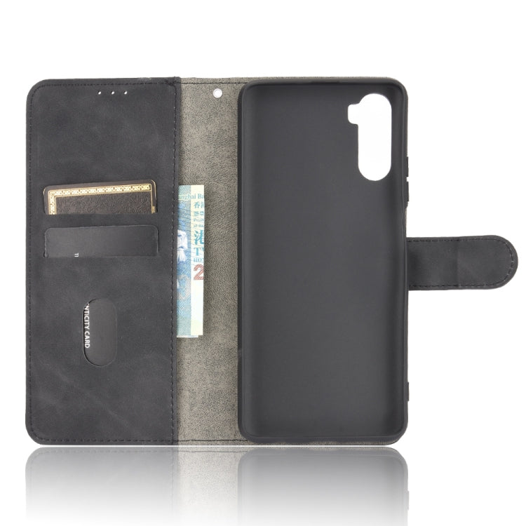 For Huawei Maimang 9 / Mate 40 Lite Solid Color Skin Feel Magnetic Buckle Horizontal Flip Calf Texture PU Leather Case with Holder & Card Slots & Wallet