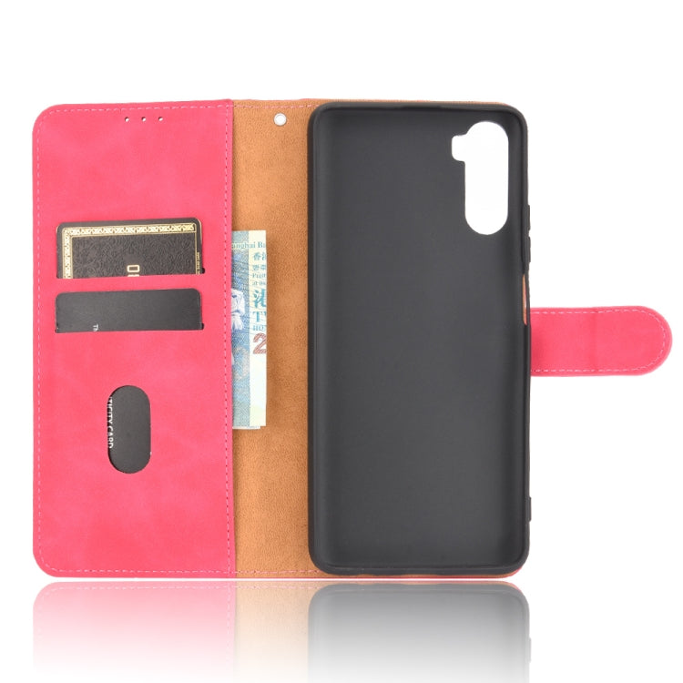 For Huawei Maimang 9 / Mate 40 Lite Solid Color Skin Feel Magnetic Buckle Horizontal Flip Calf Texture PU Leather Case with Holder & Card Slots & Wallet