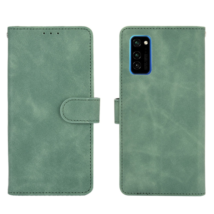 For Huawei Honor View30 / View30 Pro Solid Color Skin Feel Magnetic Buckle Horizontal Flip Calf Texture PU Leather Case with Holder & Card Slots & Wallet