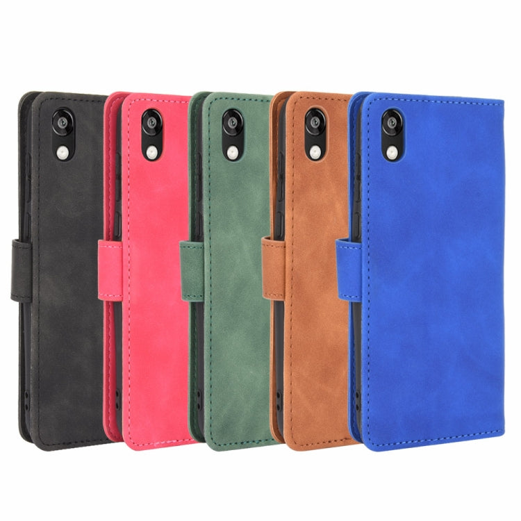 For Huawei Honor 8S / Y5 (2019) Solid Color Skin Feel Magnetic Buckle Horizontal Flip Calf Texture PU Leather Case with Holder & Card Slots & Wallet