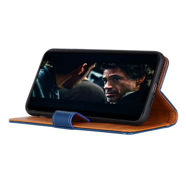 For OPPO Reno4 5G 3-Color Pearl Texture Magnetic Buckle Horizontal Flip PU Leather Case with Card Slots & Wallet & Holder