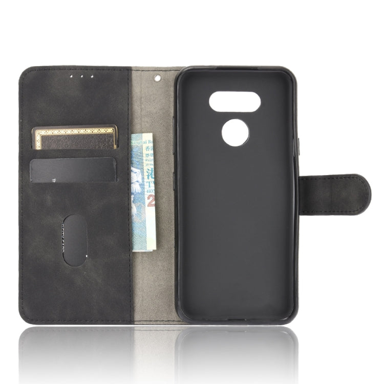 For LG Harmony 4 Solid Color Skin Feel Magnetic Buckle Horizontal Flip Calf Texture PU Leather Case with Holder & Card Slots & Wallet