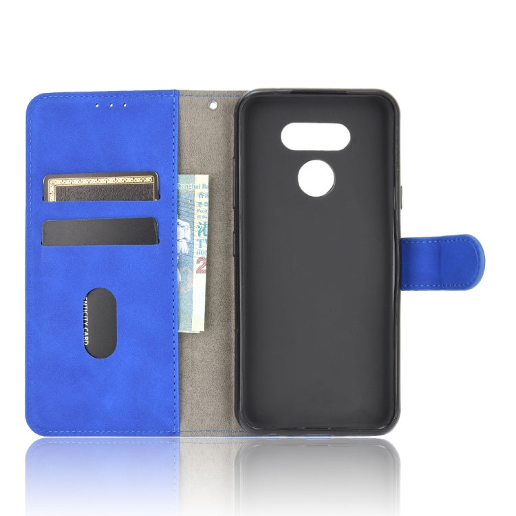 For LG Harmony 4 Solid Color Skin Feel Magnetic Buckle Horizontal Flip Calf Texture PU Leather Case with Holder & Card Slots & Wallet