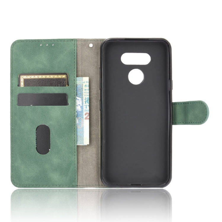 For LG Harmony 4 Solid Color Skin Feel Magnetic Buckle Horizontal Flip Calf Texture PU Leather Case with Holder & Card Slots & Wallet