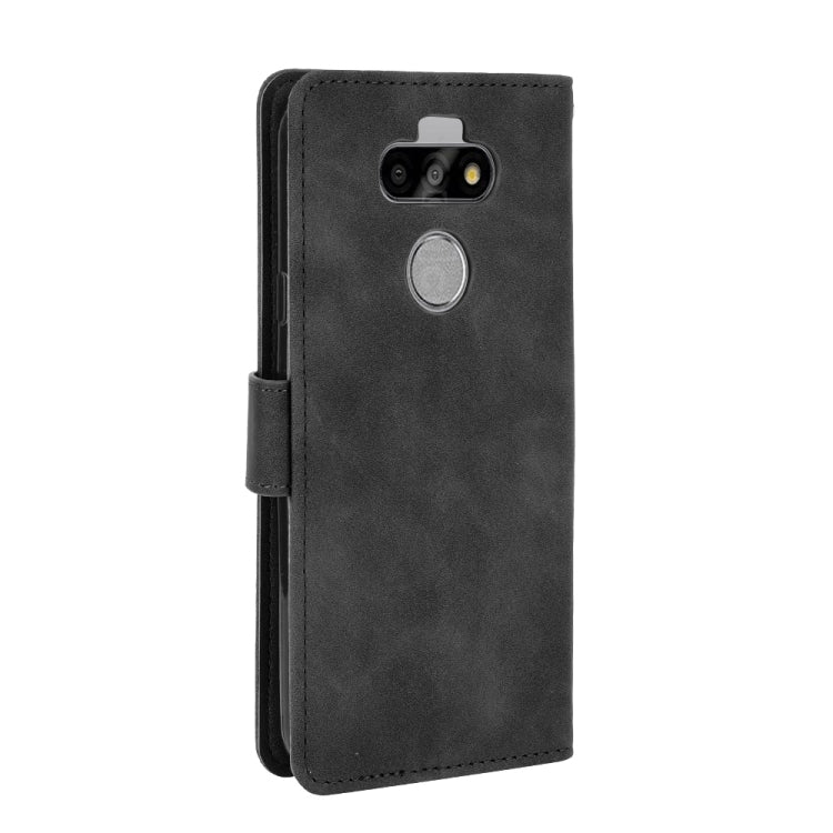 For LG K31 / Aristo 5 Solid Color Skin Feel Magnetic Buckle Horizontal Flip Calf Texture PU Leather Case with Holder & Card Slots & Wallet