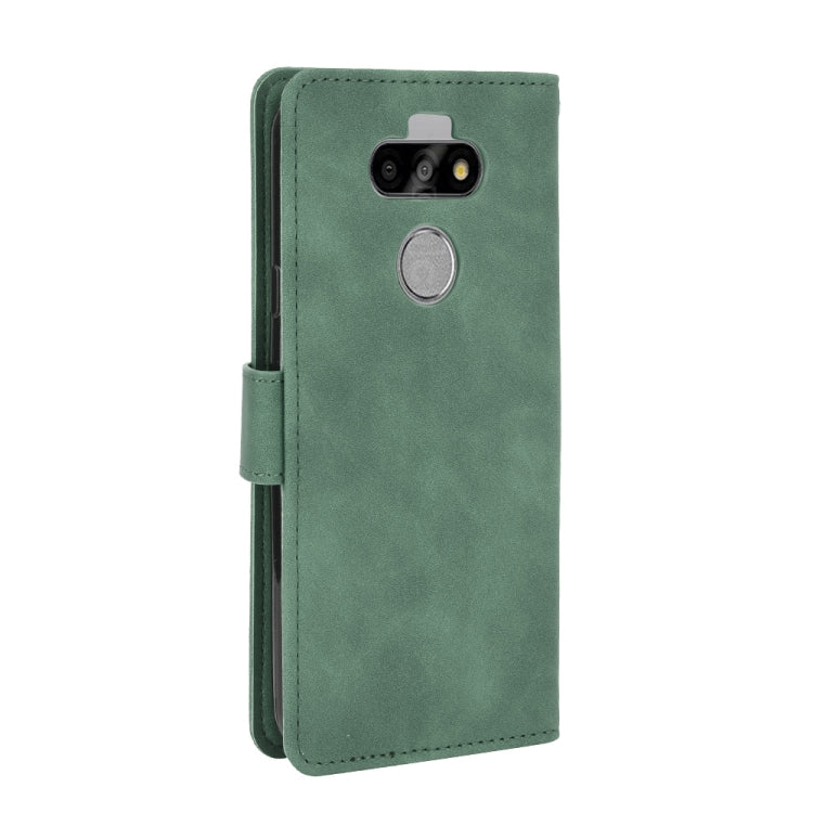 For LG K31 / Aristo 5 Solid Color Skin Feel Magnetic Buckle Horizontal Flip Calf Texture PU Leather Case with Holder & Card Slots & Wallet