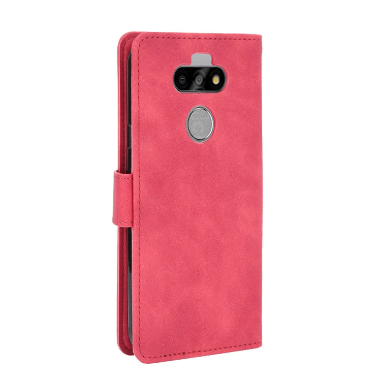 For LG K31 / Aristo 5 Solid Color Skin Feel Magnetic Buckle Horizontal Flip Calf Texture PU Leather Case with Holder & Card Slots & Wallet