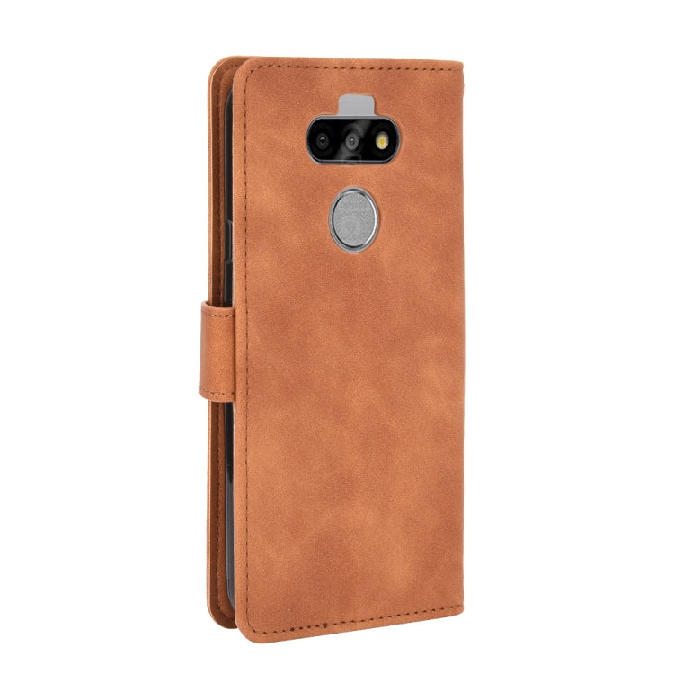For LG K31 / Aristo 5 Solid Color Skin Feel Magnetic Buckle Horizontal Flip Calf Texture PU Leather Case with Holder & Card Slots & Wallet