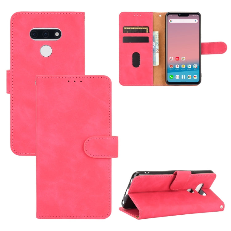 For LG Style 3 Solid Color Skin Feel Magnetic Buckle Horizontal Flip Calf Texture PU Leather Case with Holder & Card Slots & Wallet