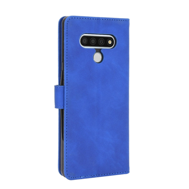For LG Stylo 6 Solid Color Skin Feel Magnetic Buckle Horizontal Flip Calf Texture PU Leather Case with Holder & Card Slots & Wallet