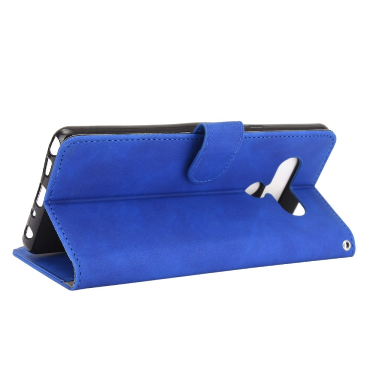 For LG Stylo 6 Solid Color Skin Feel Magnetic Buckle Horizontal Flip Calf Texture PU Leather Case with Holder & Card Slots & Wallet