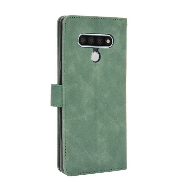 For LG Stylo 6 Solid Color Skin Feel Magnetic Buckle Horizontal Flip Calf Texture PU Leather Case with Holder & Card Slots & Wallet