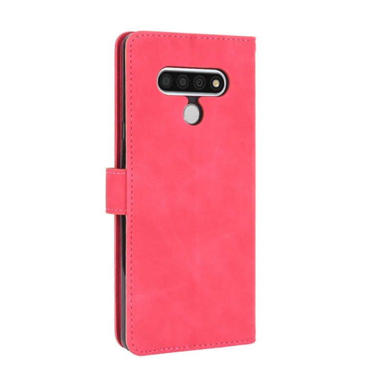 For LG Stylo 6 Solid Color Skin Feel Magnetic Buckle Horizontal Flip Calf Texture PU Leather Case with Holder & Card Slots & Wallet
