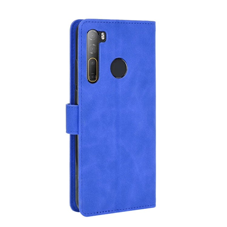 For HTC Desire 20 Pro Solid Color Skin Feel Magnetic Buckle Horizontal Flip Calf Texture PU Leather Case with Holder & Card Slots & Wallet